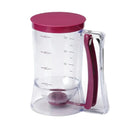 900mL Pancake Batter Dispenser With Measuring Labels For Baking