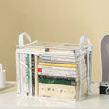 Foldable Book Box Transparent Waterproof Organizer For Home And Classroom
