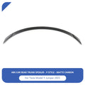 Tesla Model Y Rear Spoiler Carbon Fiber ABS Trunk Wing Lip