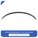 Tesla Model Y Rear Spoiler Carbon Fiber ABS Trunk Wing Lip