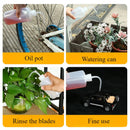 Watering Bottle With Curved Sharp Spout And Measurement Scale