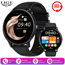 LIGE Smartwatch Bluetooth Call Fitness Heart Rate Monitor For Android IOS