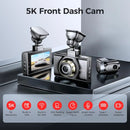 LD02 5K Dash Cam Front Rear Dual Lens 170° WDR Night Vision