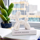 Ceramic Balloon Dog Sculpture Nordic Home Office Table Decoration