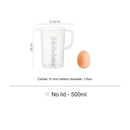 SHIMOYAMA Plastic Measuring Cup Transparent Liquid Measuring Jug Container