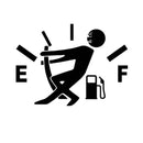 Car Fuel Tank Sticker Reflective Vinyl Funny Gas Gauge Decal