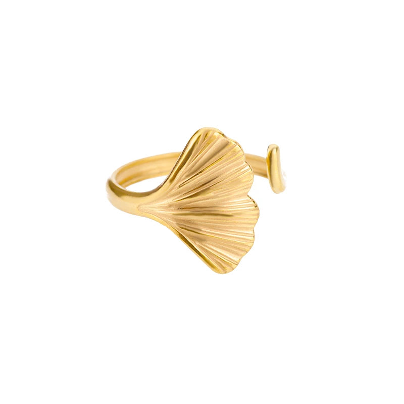 316L Stainless Steel Rings For Women Gold Color Classic Wedding Couple Rings