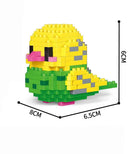 Colorful Micro Mini Building Blocks Parrot Model 3D Puzzle Toy