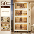 Foldable Storage Box With Clear Door Spacious Durable Organizer
