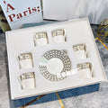 12pcs Espresso Cups Set Ceramic Coffee Tea Cups With Plates And Handles
