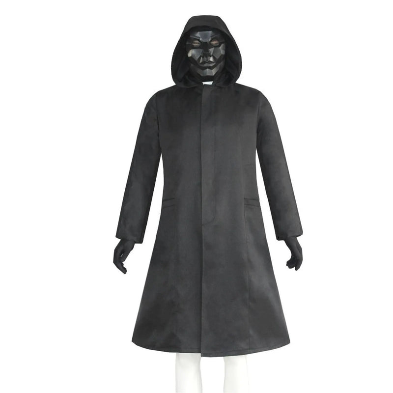 Korean Drama Cosplay Costume Kids Black Jumpsuit With Gloves