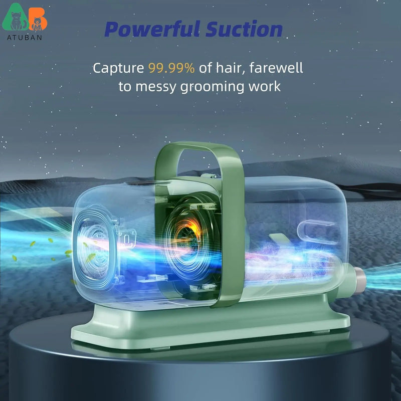 Pet Grooming Kit 7 In 1 Vacuum Clippers Shedding Tools For Dogs Cats