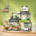 Street View Series Building Blocks Izakaya Shaved Ice Coffee Shop Model