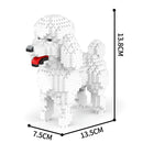 Yorkshire Terrier Building Blocks Model Educational Mini Dog Toy Gift