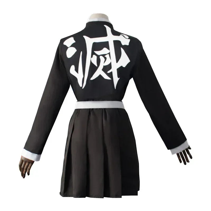 Kanroji Mitsuri Cosplay Costume Kimono Dress Wig For Adults Children