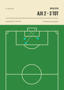 Football Canvas Wall Art Golden Goal Soccer Sports Poster Print