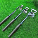 2-in-1 Manganese Steel Hand Weeder Garden Rake Soil Loosening Tool