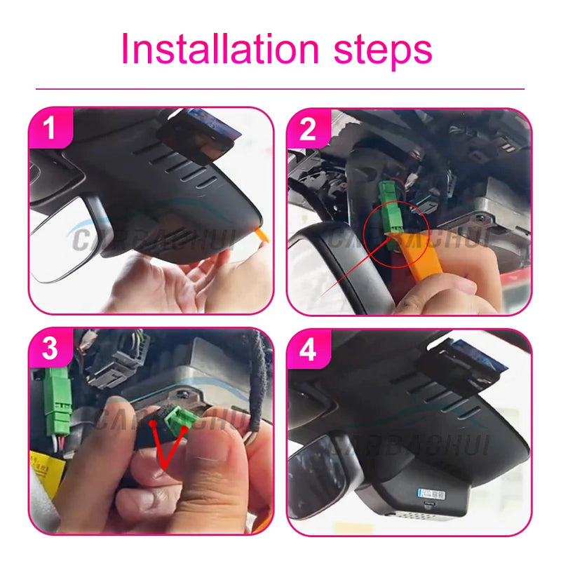 Volvo XC40 Dash Cam Front And Rear WIFI Car DVR Recorder