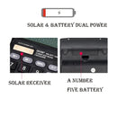 12 Digit Calculator Solar Battery Dual Power Large LCD Display