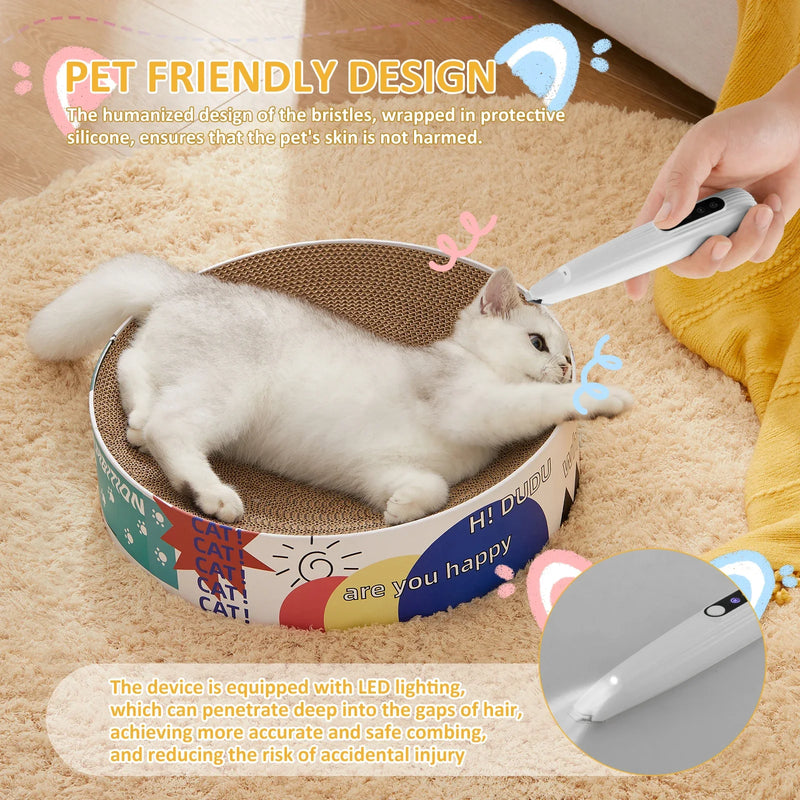 Dog Paw Trimmer With LED Light Waterproof Cordless Pet Grooming Tool