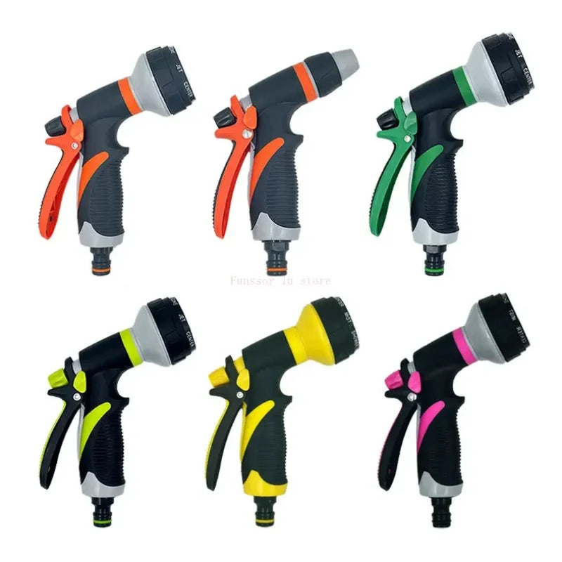 Multi-Function Garden Hose Nozzle For Lawn Watering And Car Wash