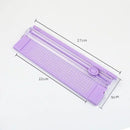 A4 Paper Cutter With Bidirectional Cutting And Pull-out Ruler