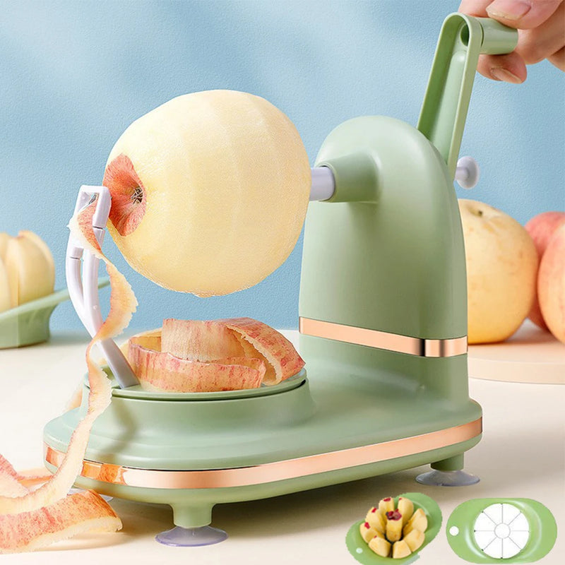 Manual Fruit Peeler Hand Crank Multifunctional Apple Pear Slicer Tool