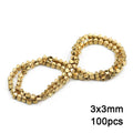 Gold Plated Hematite Beads Star Heart Shapes Loose Jewelry Beads