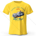 Custom Car Club T-Shirt Embossed Logo 100% Cotton Unisex Tee