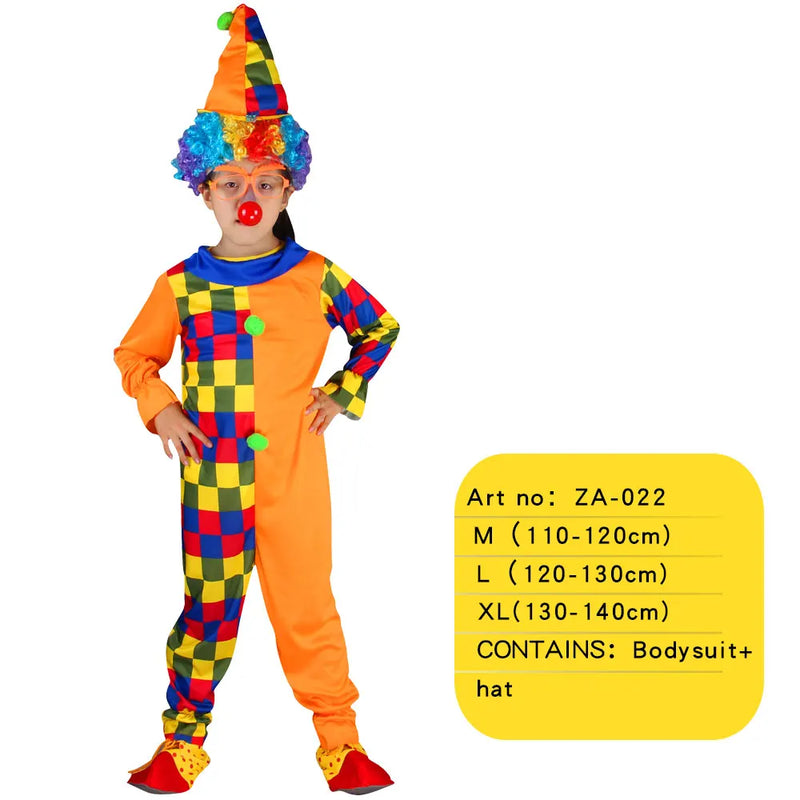 Funny Costumes For Kids Clown Role Play Suits For Boys Girls