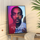 B-BLACK Mirror Wall Poster Self Adhesive For Bedroom Living Room