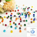 100PCS 4MM Shiny Faceted Austria Crystal Beads For Jewelry Making