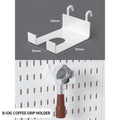 Pegboard Wall Organizer Kit Modular Panels No-Punch Installation Craft Storage