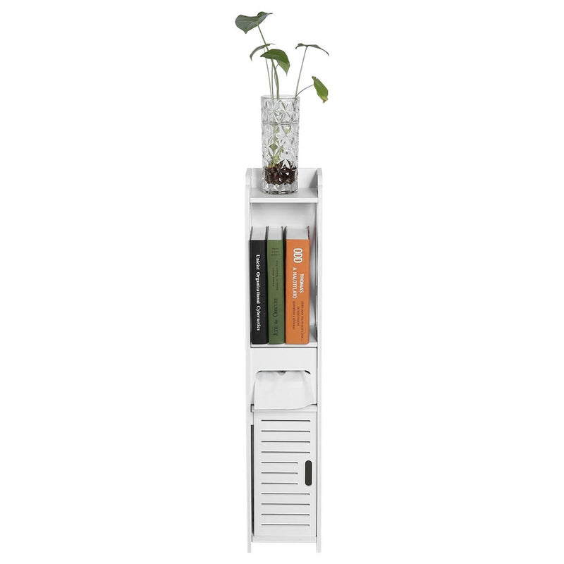 Bathroom Cabinet Wood Storage Cupboard Shelf Tissue Rack 80x15 CM