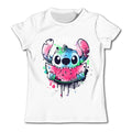 Girls Kawaii Stitch T-shirt Toddler Cartoon Tee Summer Short Sleeve
