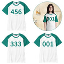 Squid Game Cosplay Costume Adult Unisex Player T-shirt Polyester