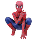 Kids Spider Superhero Costume Spandex Jumpsuit Halloween Party Set