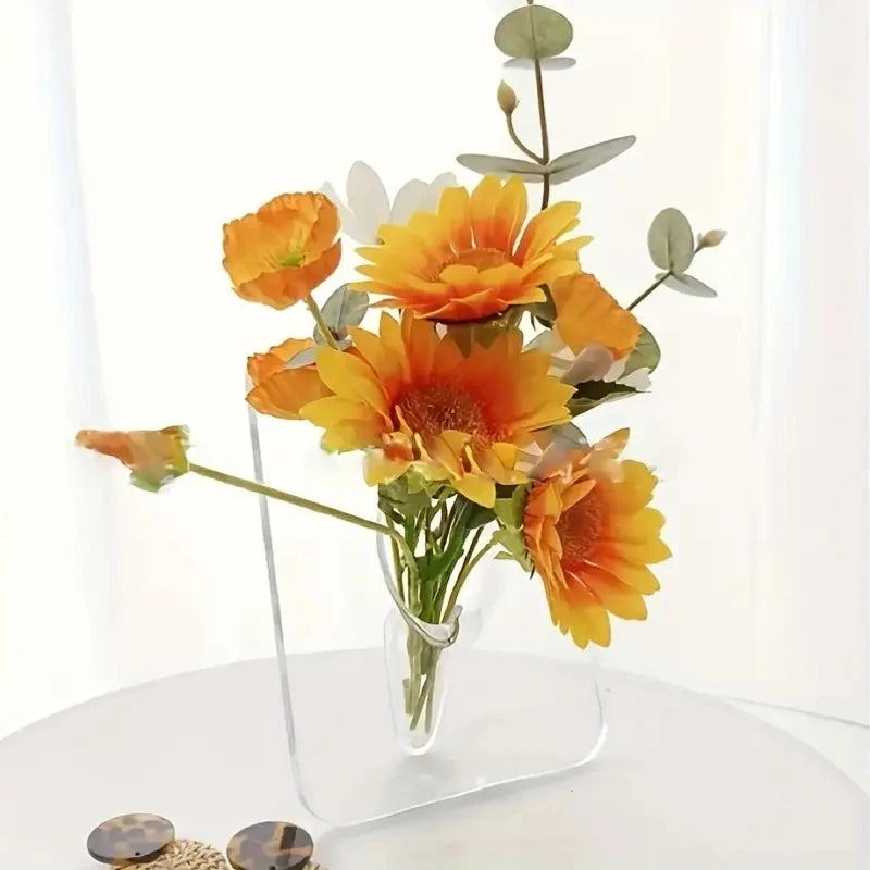 Transparent Picture Frame Vase Creative Flower Arrangement Decoration Gift