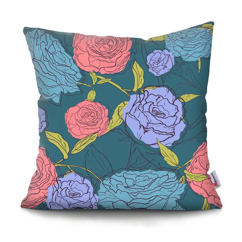 45x45CM Tropical Plant Parrot Sofa Cushion Cover Set Decorative