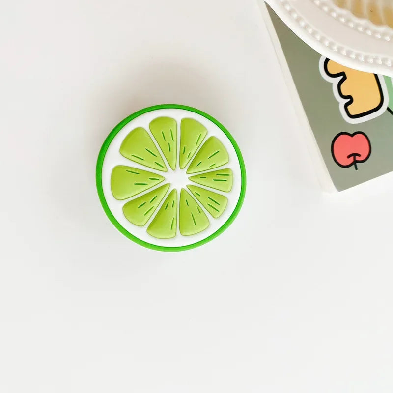 Foldable Phone Grip Holder Cute Strawberry Design For IPhone Samsung
