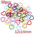 Colorful Mixed Alloy Jump Rings Lobster Clasp DIY Jewelry Making Supplies