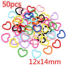 Colorful Mixed Alloy Jump Rings Lobster Clasp DIY Jewelry Making Supplies