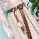 Renaissance Costume Belt Pouch Leather Holder With 3 Potion Bottles