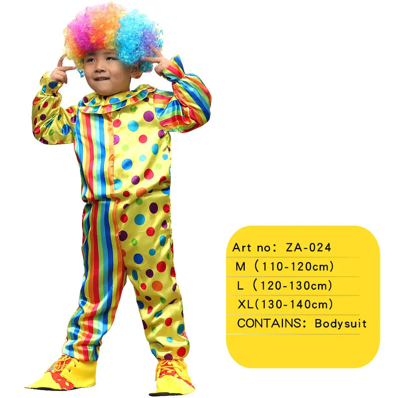 Funny Costumes For Kids Clown Role Play Suits For Boys Girls