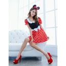 Disney Minnie Dress Women Birthday Halloween Party Cosplay Costume