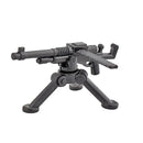 WWII Military Building Blocks Toy Soldier Figure With Machine Gun Mortar
