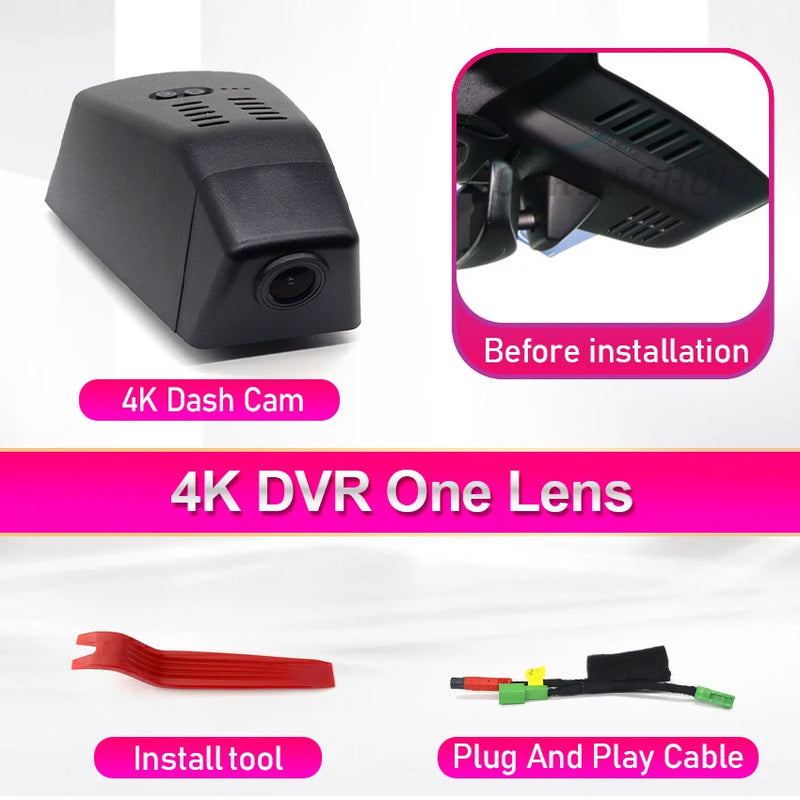 Volvo XC40 Dash Cam Front And Rear WIFI Car DVR Recorder