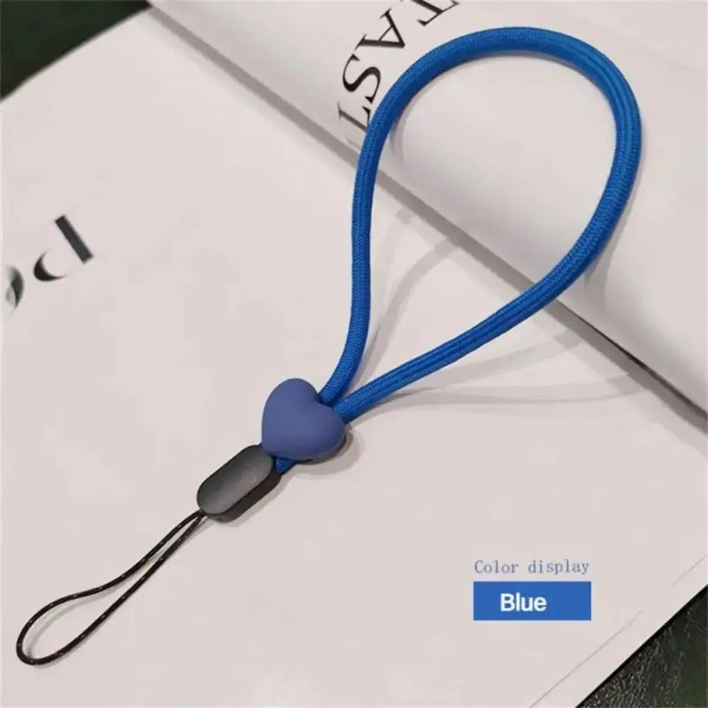Mobile Phone Strap Adjustable Colorful Heart Wrist Elastic Lanyard