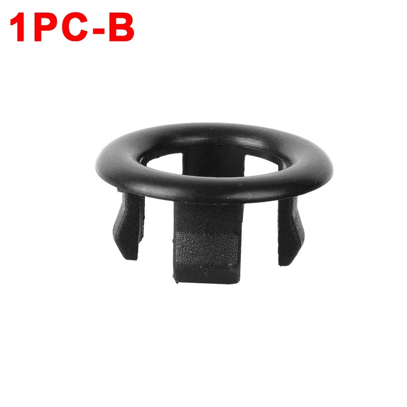 Sink Overflow Ring Cover Bathroom Basin Round Plastic Replacement