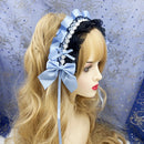 Lovely Sweet Anime Maid Cosplay Headband Lace Flower Hair Accessory